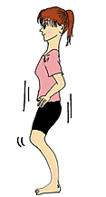 ひざ締め屈伸運動ひざ締め屈伸運動
